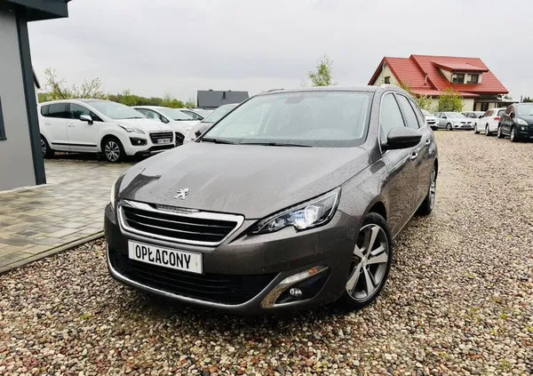 mazowieckie Peugeot 308 cena 38300 przebieg: 177000, rok produkcji 2015 z Ostrołęka